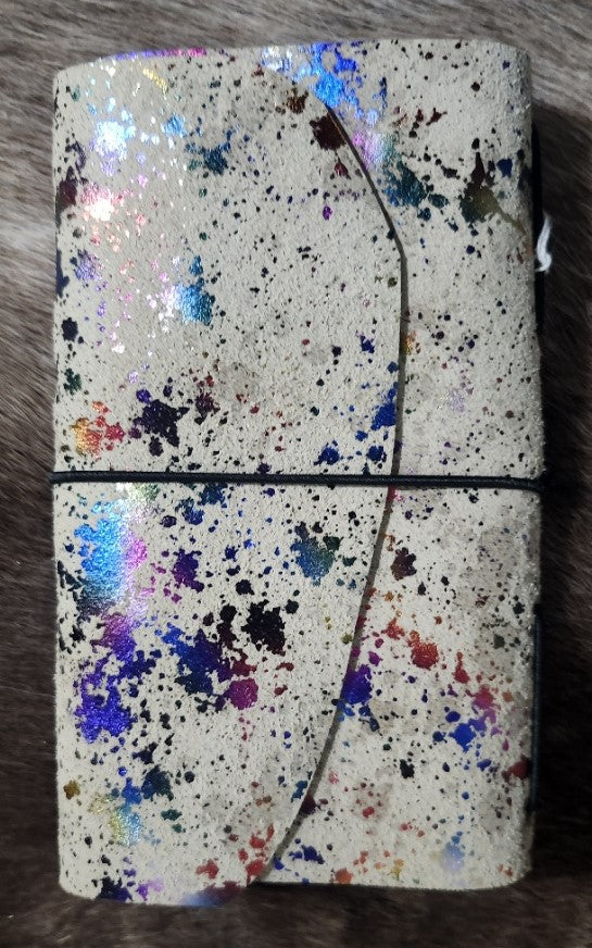 Multicolored Leather Travel Notebook