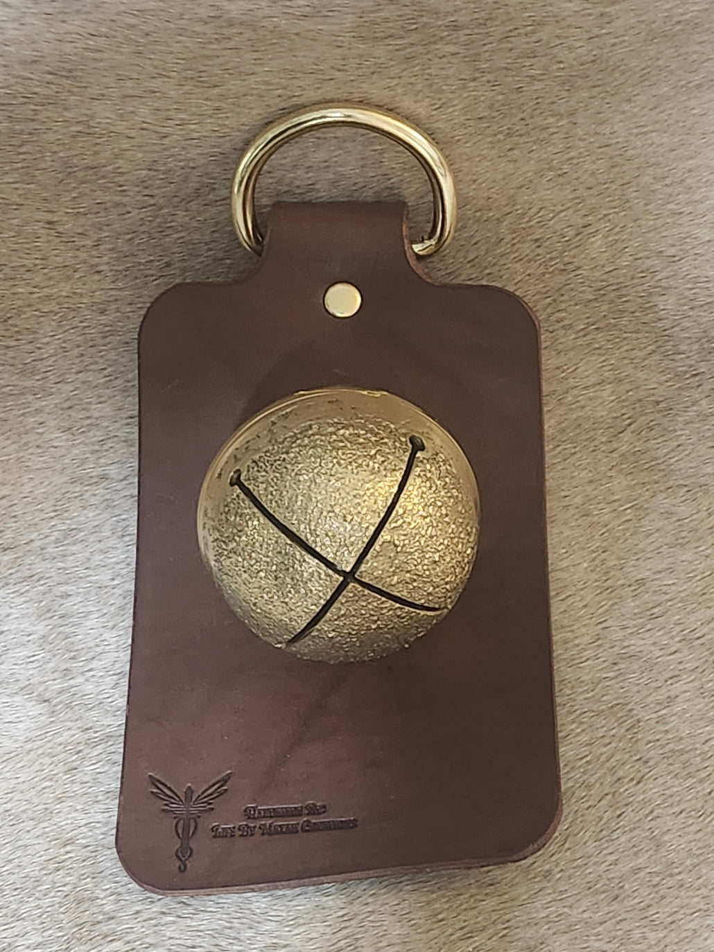 Sleigh Brass Bell Door Hanger