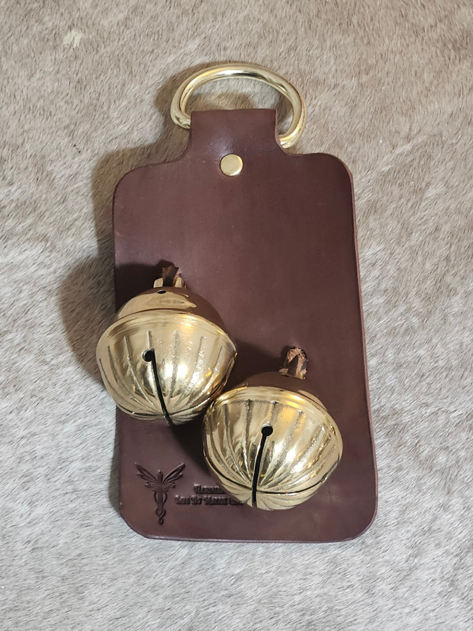 Sleigh Brass Bell Door Hanger
