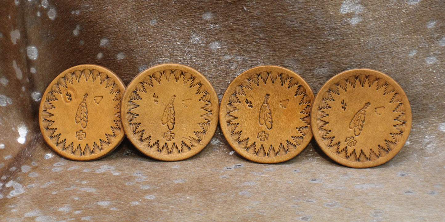Feather Coasters