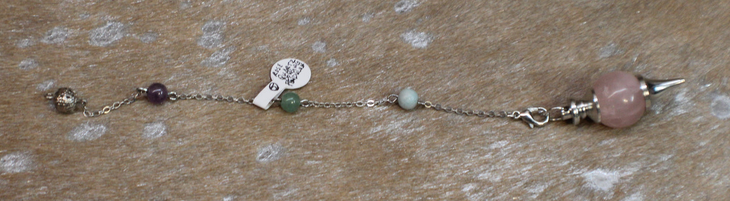 Rose Quartz Dowsing Pendulum