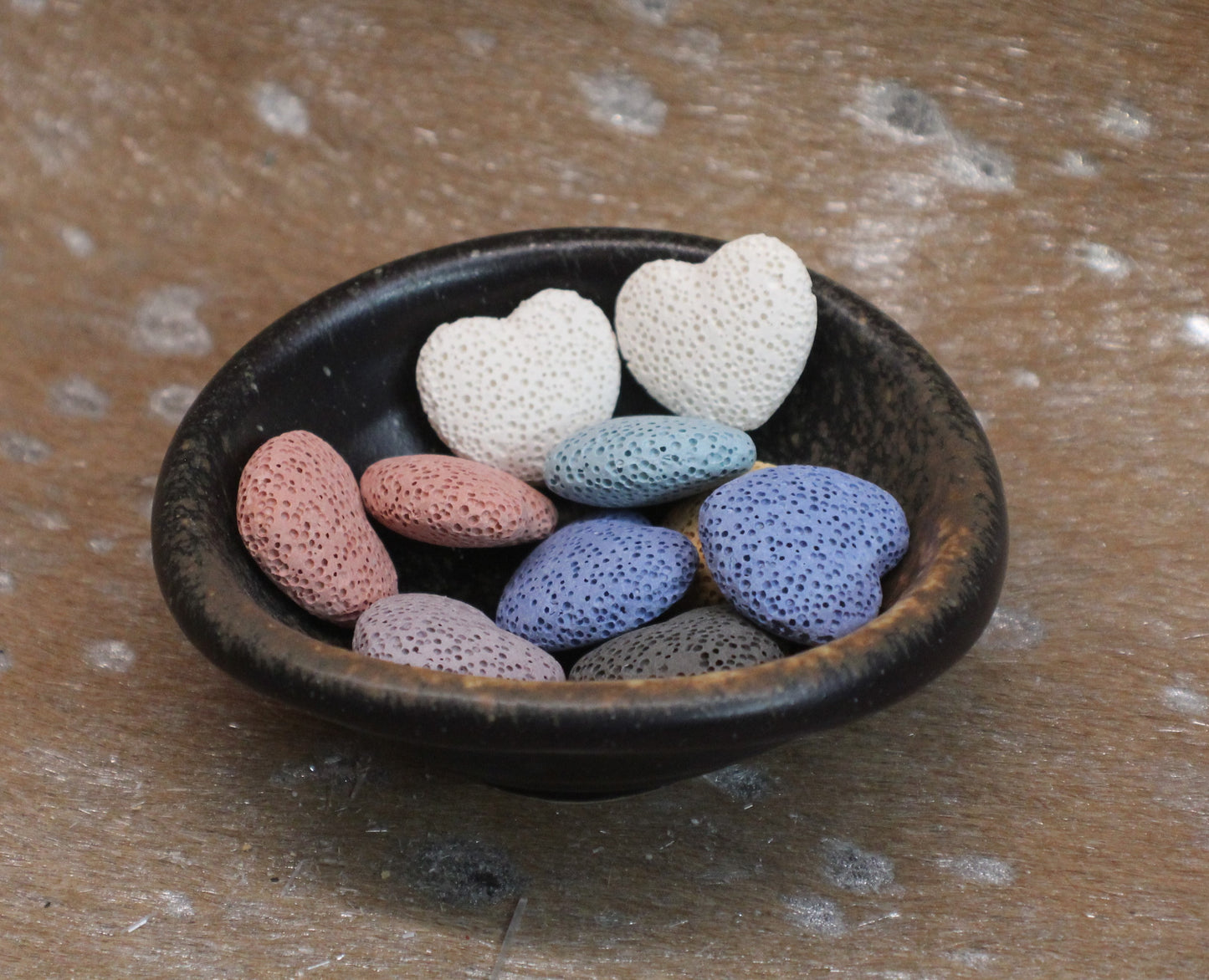 Lava Heart Rock (Various Colors) Set