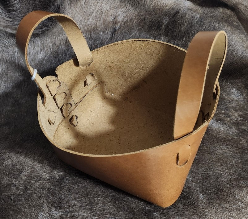 Leather Basket
