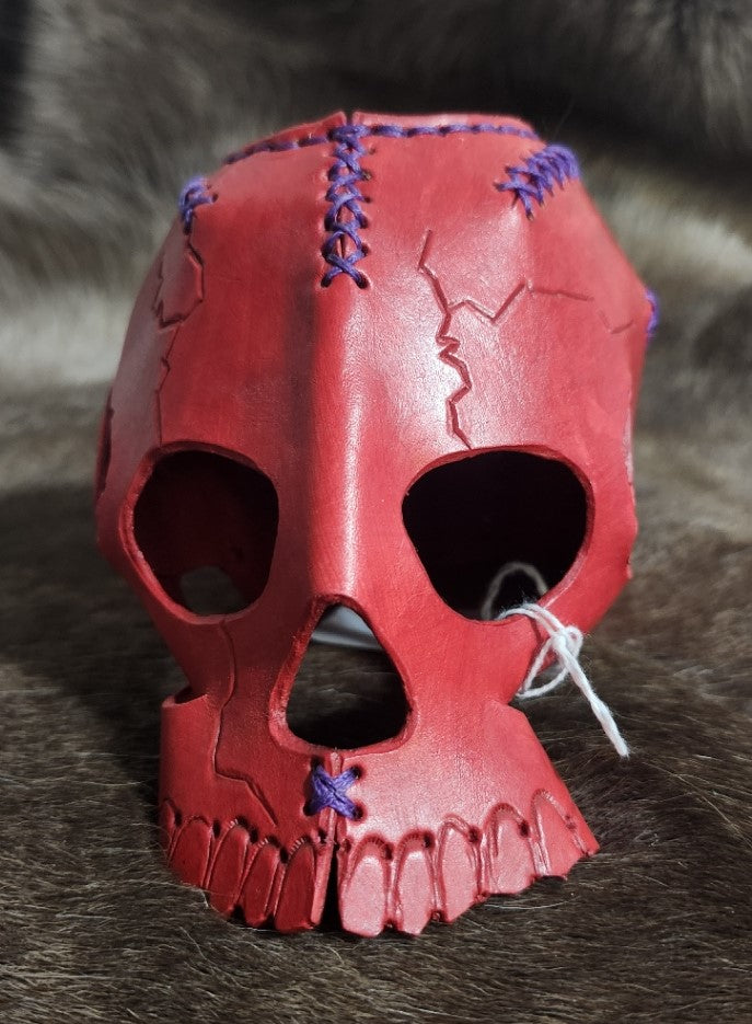 Red Leather Skull
