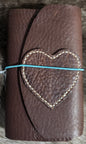 Dark Brown Leather Travel Notebook