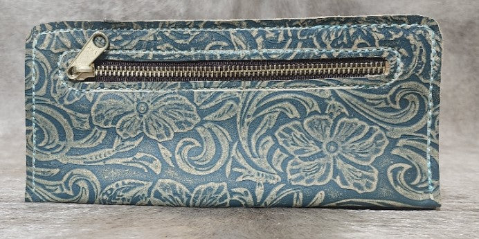 Green Floral Pencil  Bag