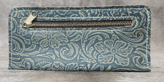 Green Floral Pencil  Bag