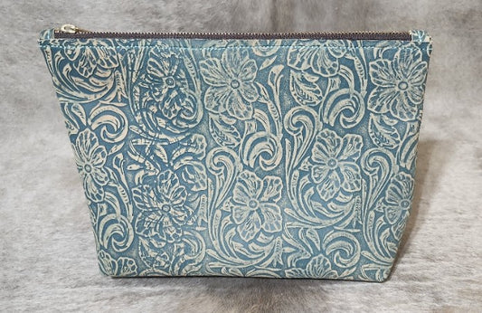 Green Floral Toiletrie Bag