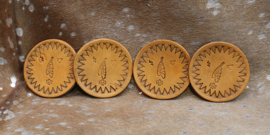 Feather Coasters